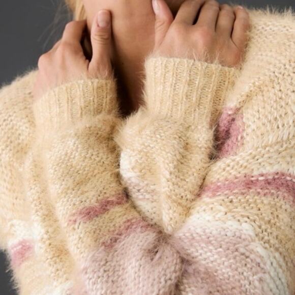 Pilcro Multicolor Fuzzy Sweater - Picture 3 of 13